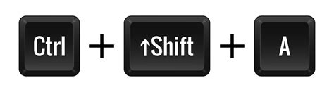 Комбинация клавиш Ctrl + L