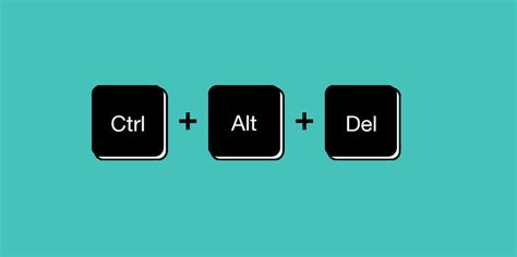 Комбинация клавиш Ctrl Alt Del: что она делает