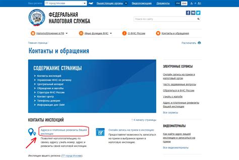 Контакты органа ПФР