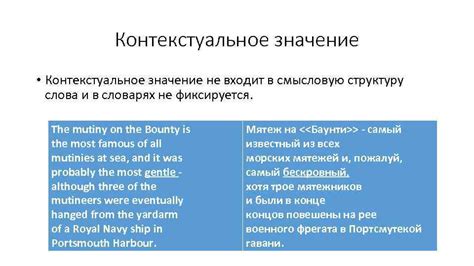 Контекстуальное значение слова "значит"