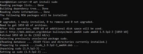 Конфигурация sudo