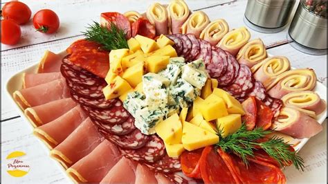 Красивая нарезка из колбасы и сыра: идеи, советы и рецепты