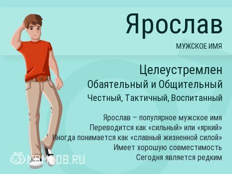Краткое имя Ярослав: новые варианты