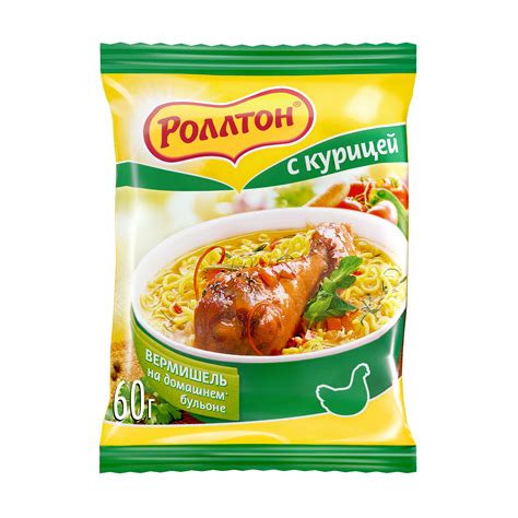 Лапша Роллтон в постном рационе