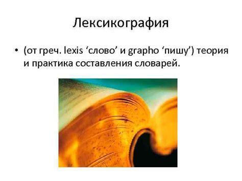 Лексикографические проблемы