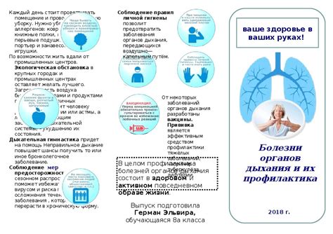 Лечение и профилактика нарушений функции дыхания