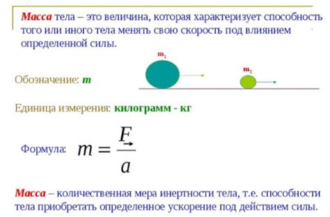 Масса в физике