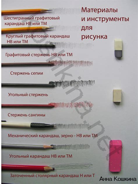 Материалы для рисования роликов карандашом
