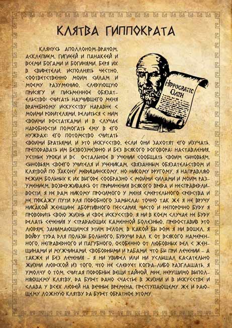 Международный статус клятвы Гиппократа