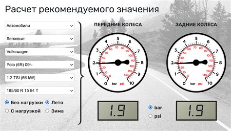 Методика проверки давления в шинах автомобиля
