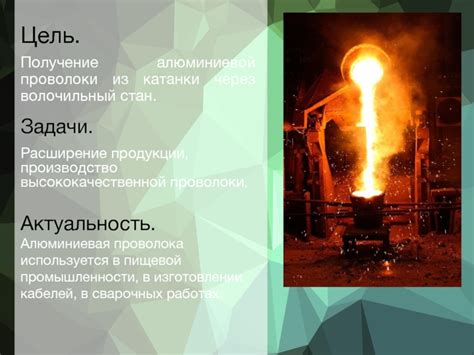 Методы для получения алюминиевой проволоки