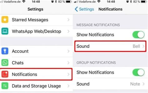 Методы настройки звонка на WhatsApp на iPhone