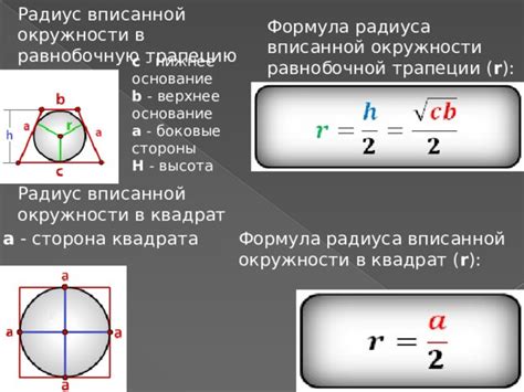 Метод 1: Формула вписанной окружности