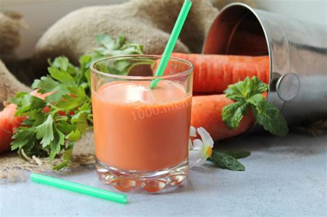Морковный фреш для укрепления иммунитета
