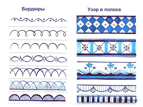 Нанесение орнаментов и декорирование