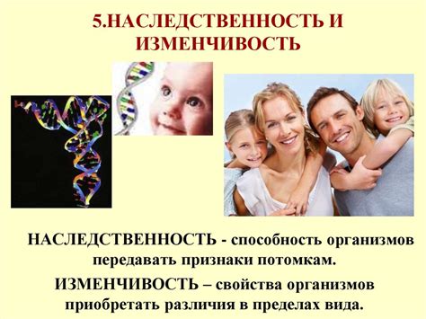 Наследственность и аномалии