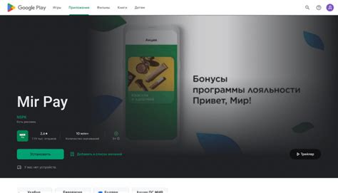 Настройка Мир Пэй после установки
