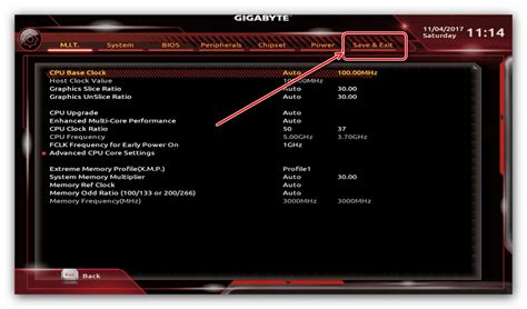 Настройка безопасной загрузки: BIOS Gigabyte