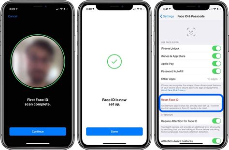 Настройка второго Face ID на iPhone XR