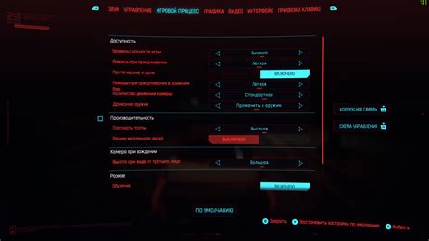 Настройка графики в Cyberpunk 2077