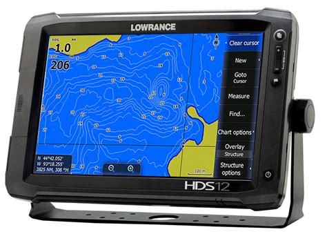 Настройка карты эхолота Lowrance