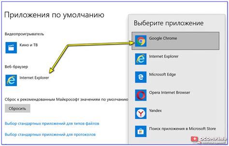Настройка открытия внутренних ссылок
