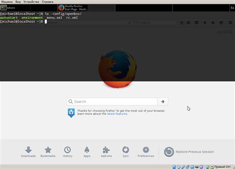 Настройка открытия нескольких окон при запуске Firefox