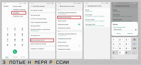 Настройка переадресации в настройках телефона