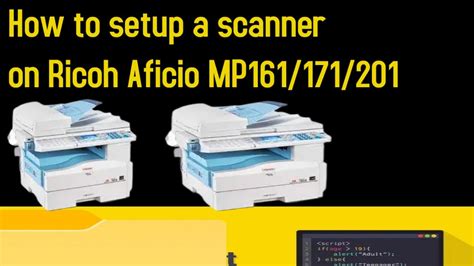 Настройка программного обеспечения для сканера Ricoh Aficio MP161: пошаговая инструкция