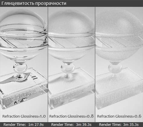 Настройка прозрачности материалов