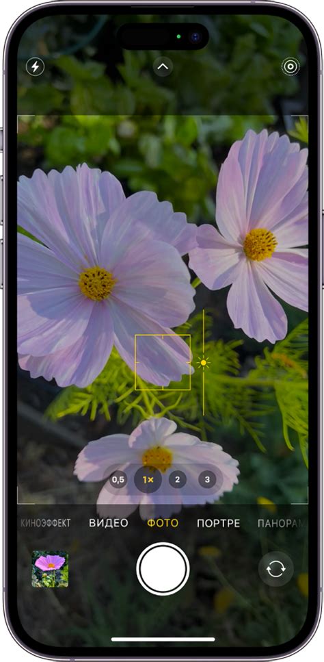 Настройка режимов съемки на iPhone 13