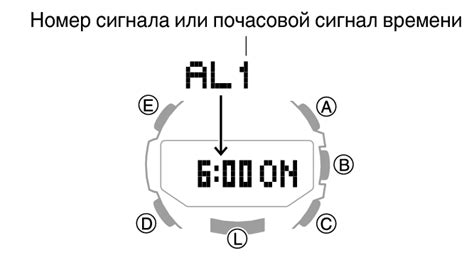 Настройка сигнала почасового сигнала