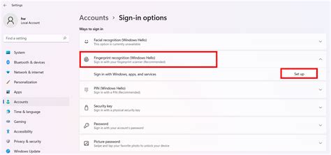 Настройка сканера отпечатков пальцев на ноутбуке Huawei