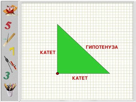 Нахождение катетов и угла