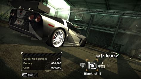 Начало игры в NFS Most и выбор первой машины