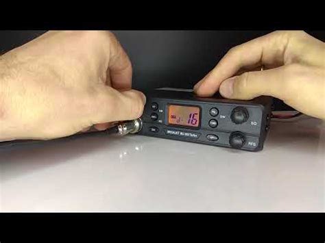 Начало настройки рации Mеgadget MJ350 Turbo