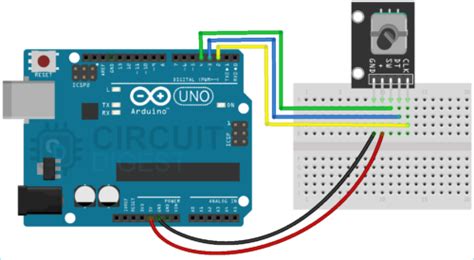 Необходимое оборудование для подключения энкодера к Arduino Uno