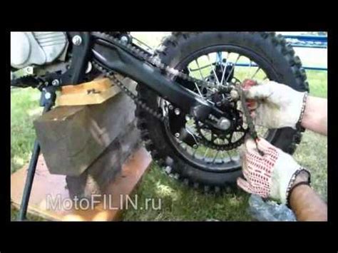 Необходимые инструменты для настройки цепи на питбайке