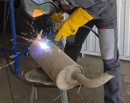 Необычный способ сварки без газа
