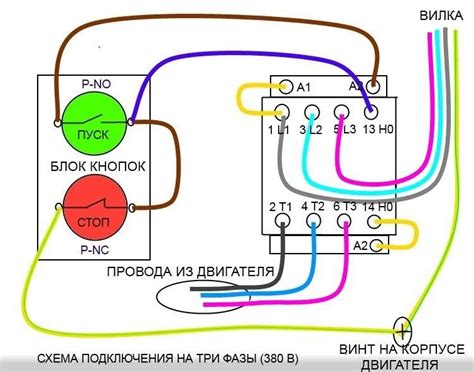 Неправильное подключение контактора: