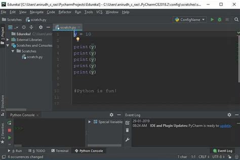Неправильные настройки PyCharm