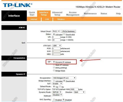 Обзор настроек модема TPLink