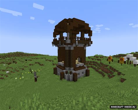 Оборонные сооружения для аванпоста в Minecraft