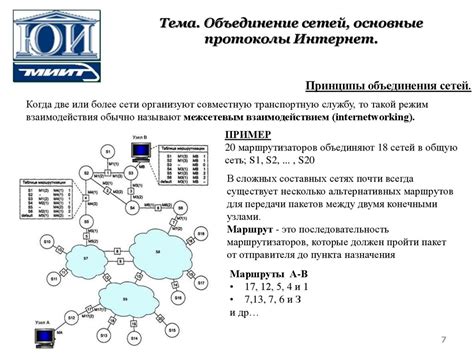 Объединение сетей