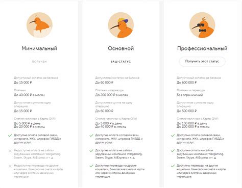 Ограничения на суммы и лимиты платежей