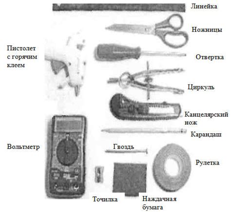 Описание инструментов