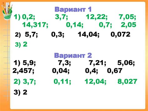 Определение десятичной дроби