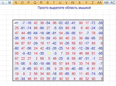 Определение диапазона случайных чисел