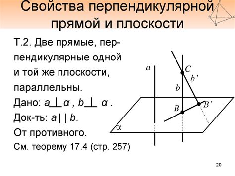 Определение и свойства прямых и плоскостей