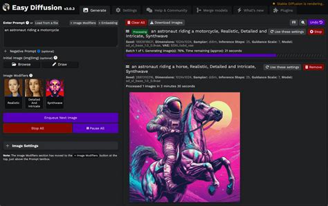 Оптимизация easy diffusion для улучшения рассылки